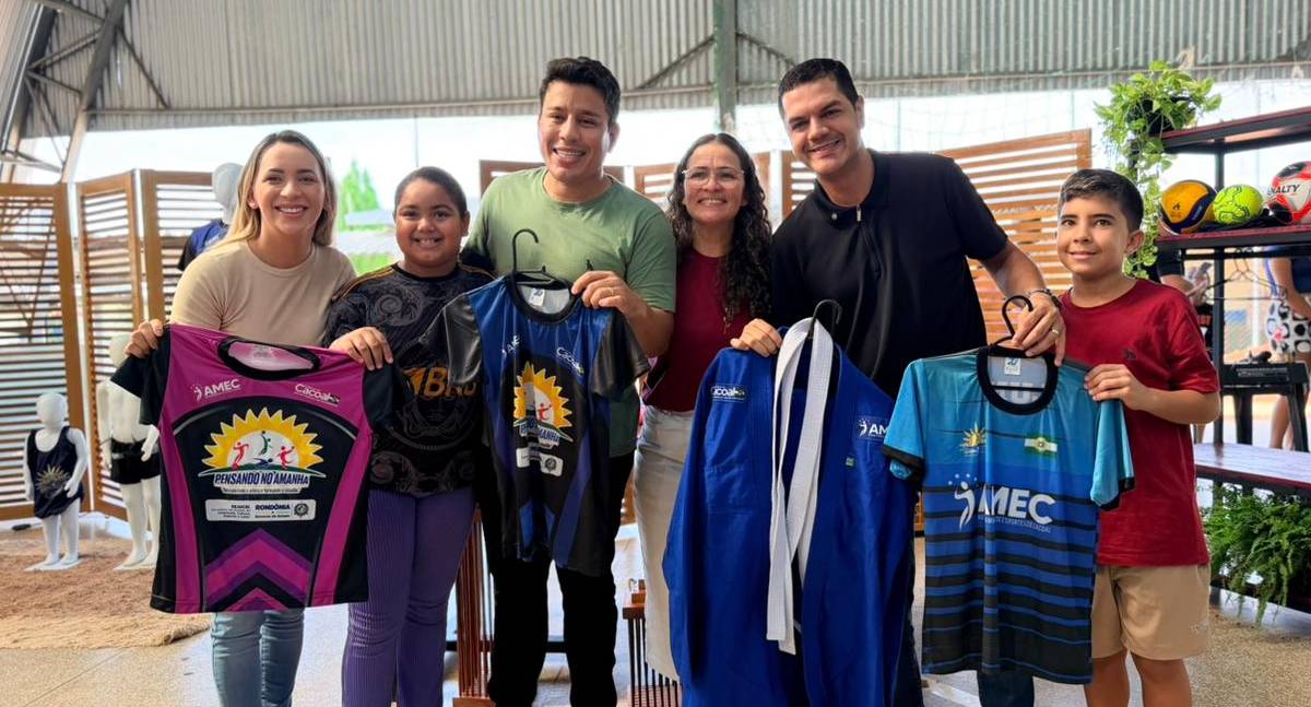 Cássio Gois investe no esporte e fortalece projeto com 1.500 crianças em Cacoal