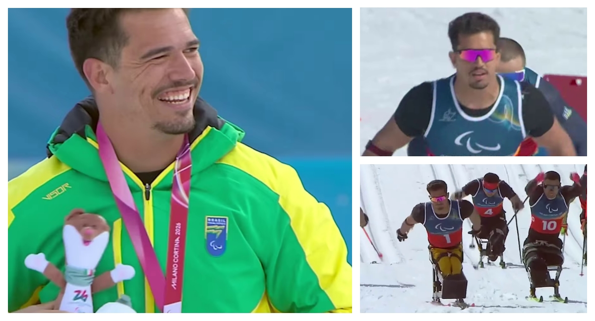 De Rondônia para o pódio na neve: Cristian Ribera conquista prata histórica na Paralimpíada de Inverno