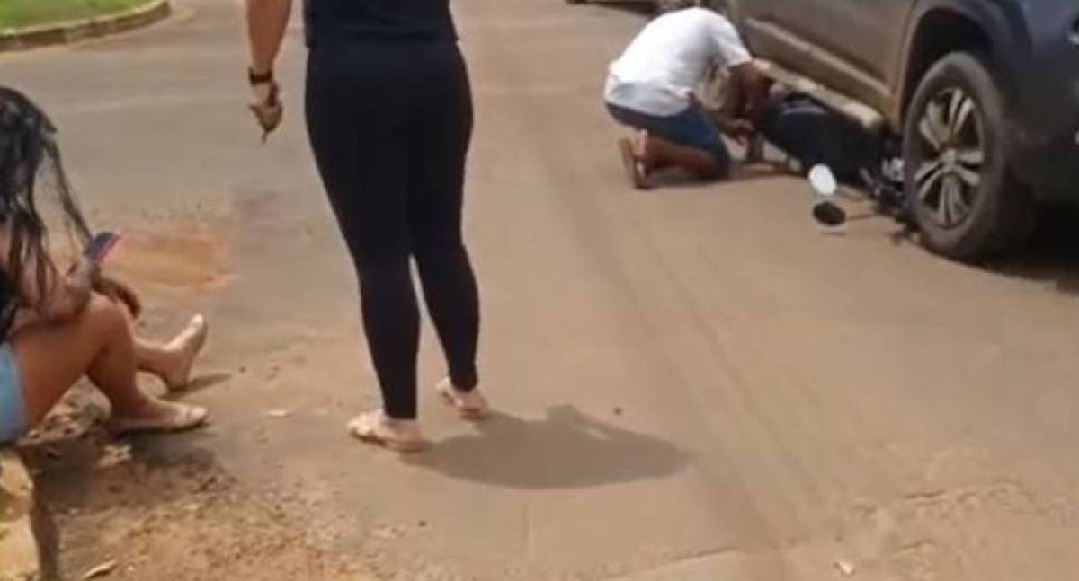 Leitor registra “milagre” no trânsito após colisão com picape em RO