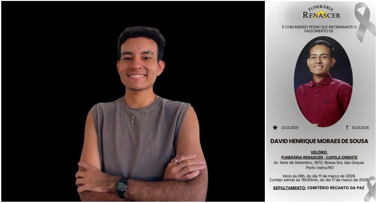 Morte de estudante do Ifro comove colegas e leva instituição a decretar luto em Porto Velho