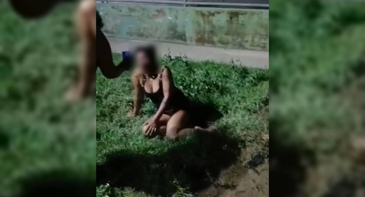 Mulher é agredida pelo ex-companheiro na Praça do Cohab, na zona sul de Porto Velho