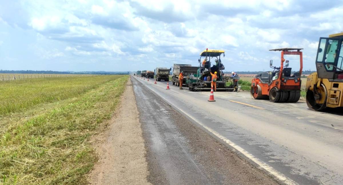 Nova 364 divulga cronograma semanal de obras na BR-364 em Rondônia
