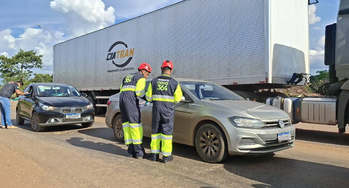 Nova 364 participa de blitz educativa contra queimadas em Rondônia