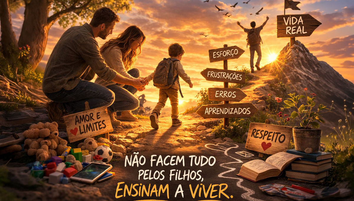 Pais que querem filhos fortes, mas não deixam os filhos enfrentarem nada | Parents who want strong children but do not let their children face anything