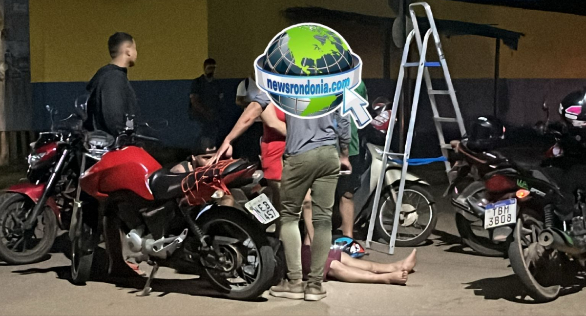 Passageiro de  moto aplicativo fica ferido em acidente na zona leste