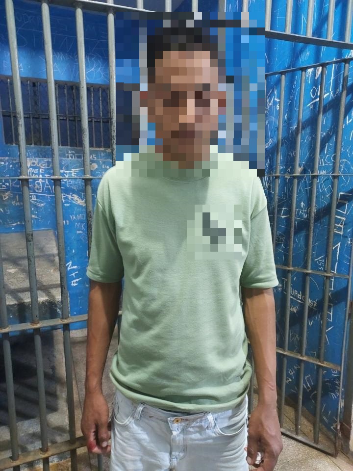 PM CONDUZ PARA A DELEGACIA HOMEM QUE INSISTIA EM BRIGAR COM DESAFETO NO BAIRRO MARIA MOURA