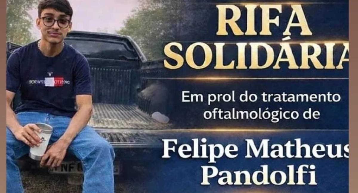 Rifa Solidária: Em prol do tratamento oftalmológico de Felipe Matheus Pandolfi