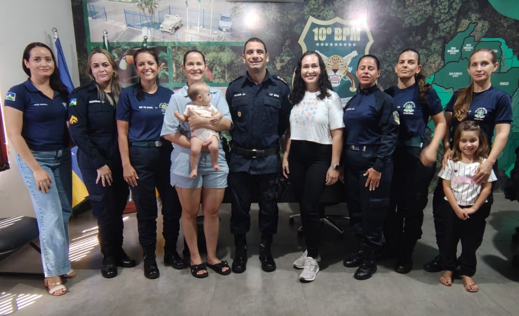 10º BPM REALIZA HOMENAGEM ÀS MÃES.