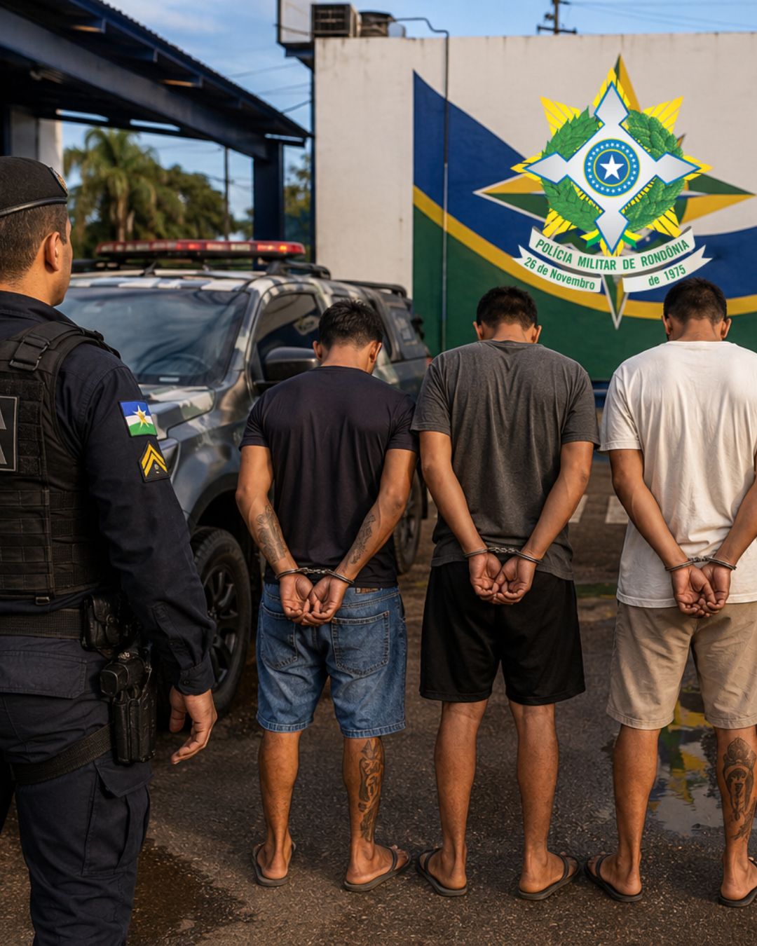 PMRO recaptura três foragidos em menos de 24 horas durante ações em Nova Mamoré e Guajará-Mirim