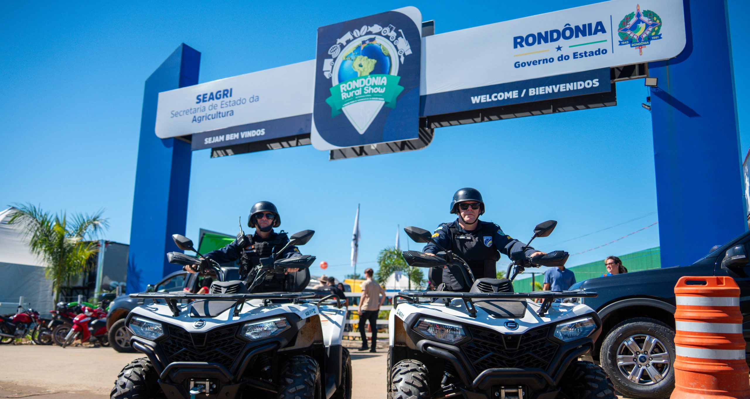 RONDÔNIA RURAL SHOW 2026 TEM INÍCIO COM FORTE ESQUEMA DE SEGURANÇA DA POLÍCIA MILITAR