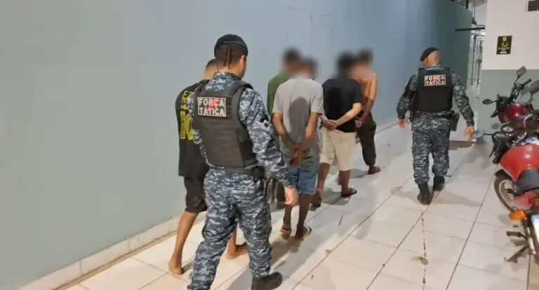 Força Tática desarticula ponto de tráfico e prende trio em Porto Velho