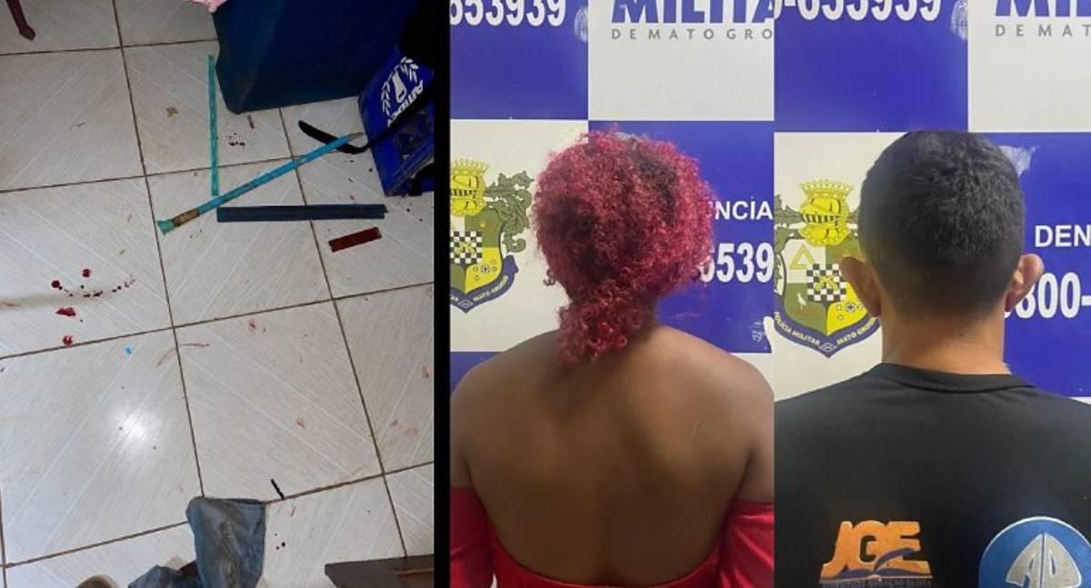 Pais são presos após bebê de 10 meses ser atingida por rodo durante briga