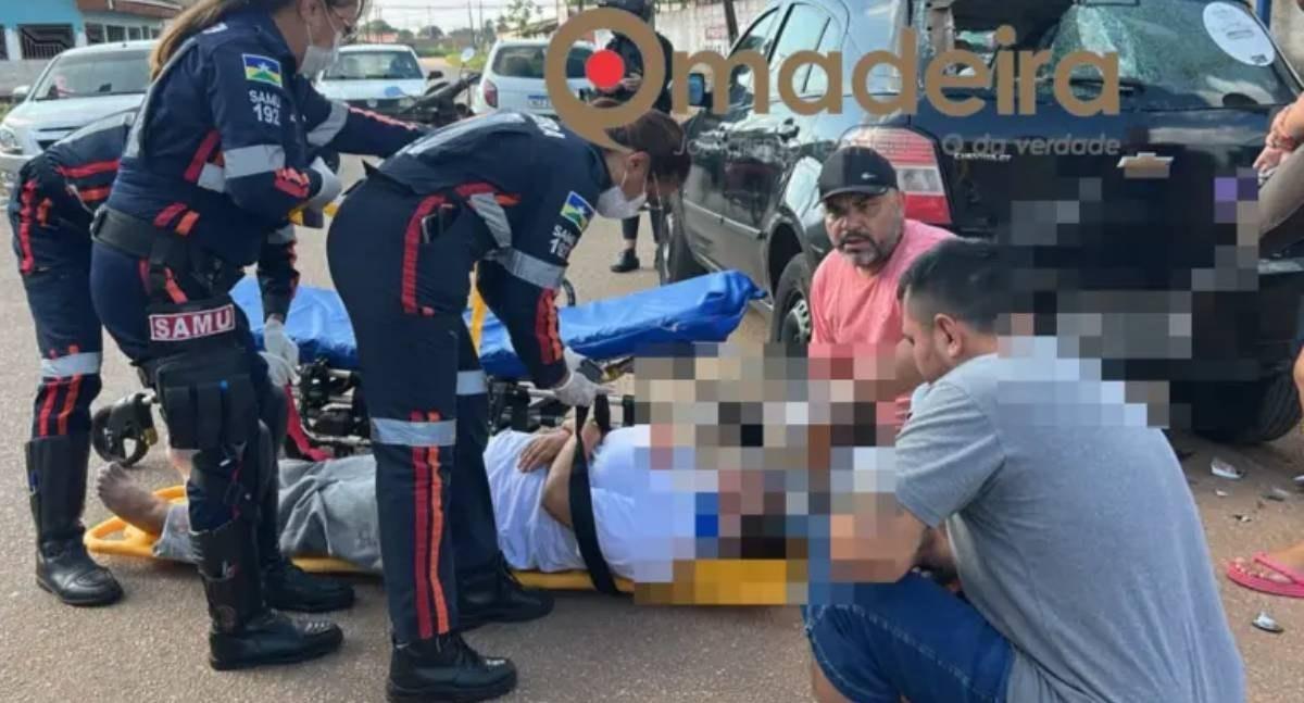 Condutora perde controle de direção e bate em carro estacionado na zona Leste
