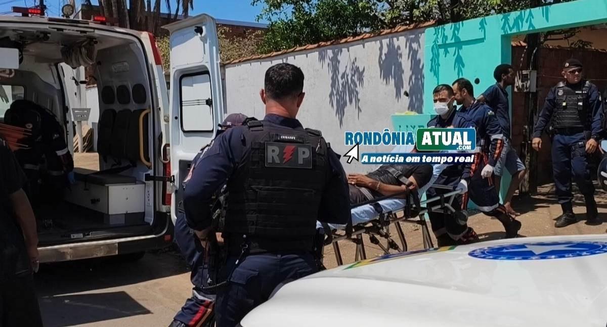 Homem é brutalmente agredido por vários indivíduos depois de perseguição de carro no bairro JK