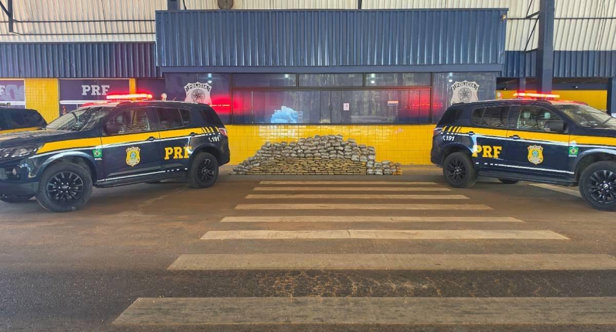PRF em Rondônia apreende mais de 200 quilos de drogas em Vilhena