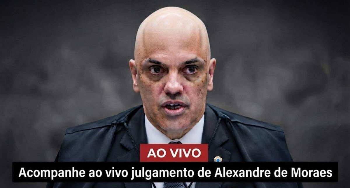 Acompanhe ao vivo julgamento de Alexandre de Moraes no STF