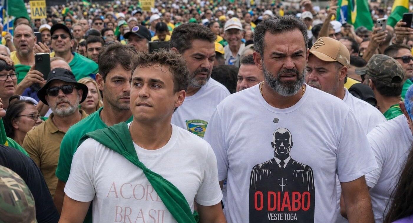 Bruno Scheid participa de ato de Nikolas contra Alcolumbre