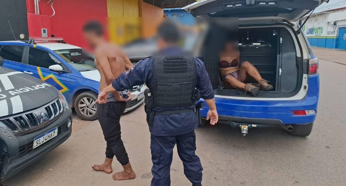 Casal são presos depois de furto em depósito na Zona Sul da capital