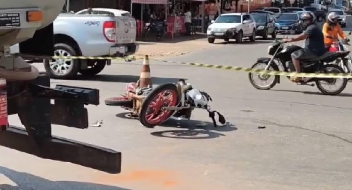 Discussão entre casal encerra na delegacia depois de pneus de moto serem furados em RO