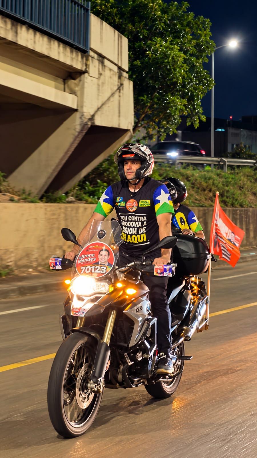 Dr. Breno Mendes cumpre extensa agenda em Porto Velho e encerra domingo com motociata na Zona Sul
