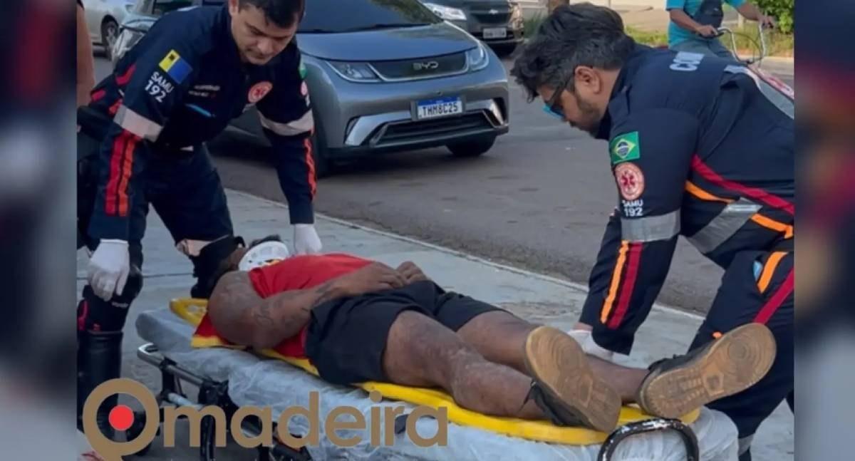 Homem em situação de rua sofre fraturas graves depois de ser atropelado e abandonado em avenida de Porto Velho