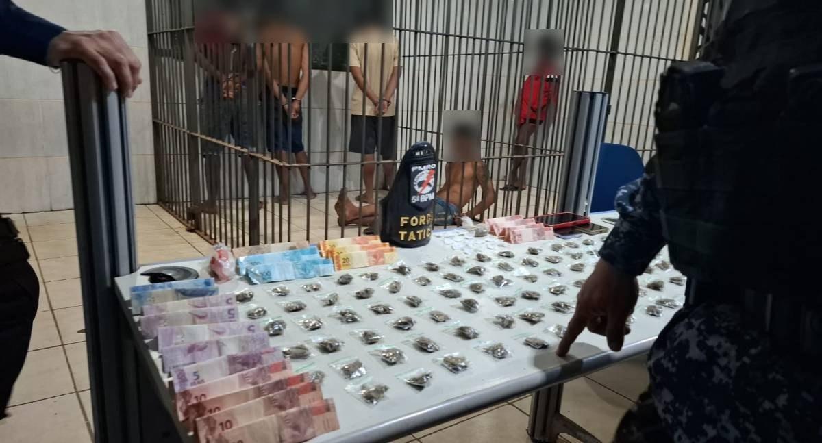 Operação Sufocare resulta na prisão de seis suspeitos e apreensão de drogas em Candeias do Jamari