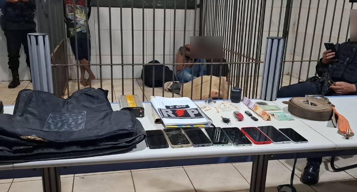 Polícia Militar prende quatro suspeitos e recupera motor de popa, drogas e coletes balísticos em Porto Velho