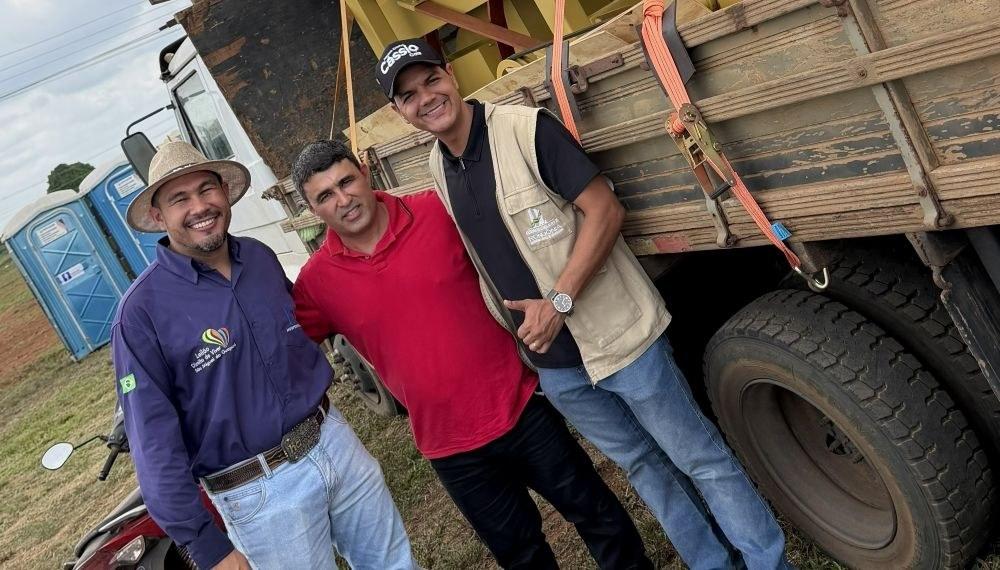 Cássio Gois destina equipamentos para fortalecer produtores rurais de associação em São Miguel