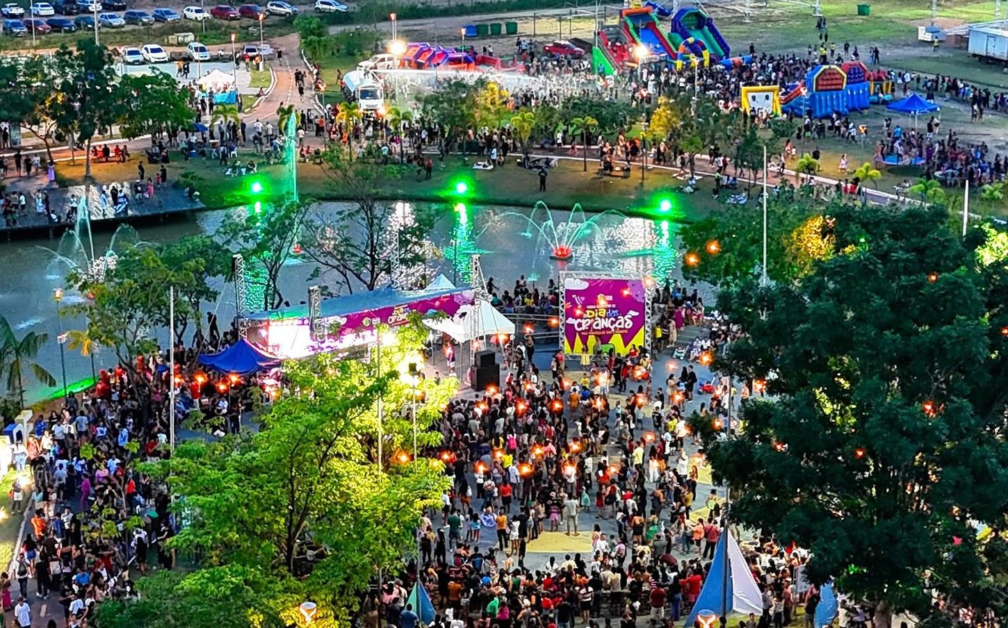 Dia das Crianças reuniu aproximadamente 40 mil pessoas no Parque da Cidade