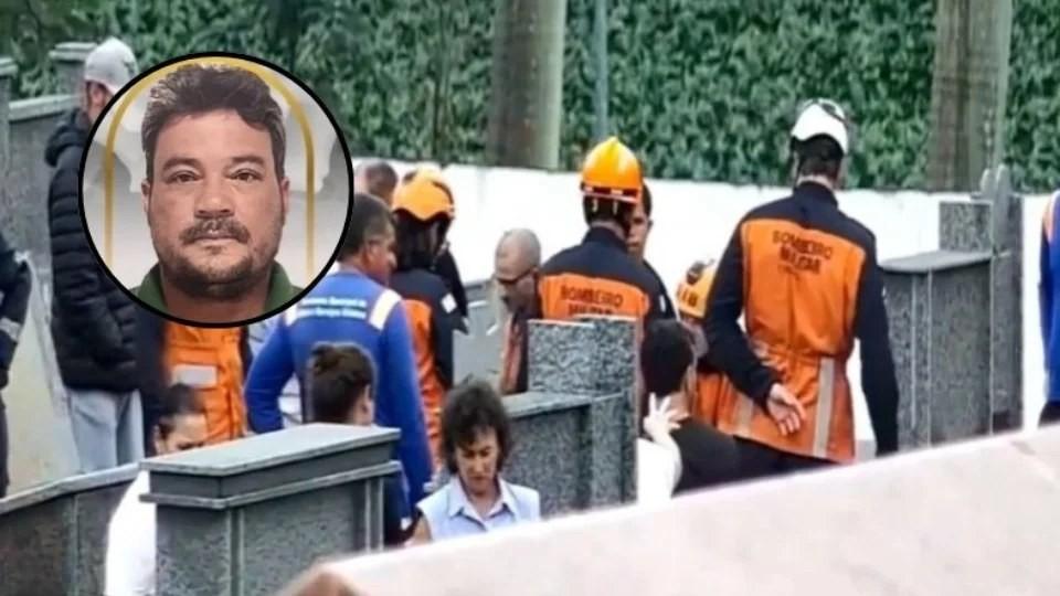 Homem vai a velório de amigo e morre ao cair em cova