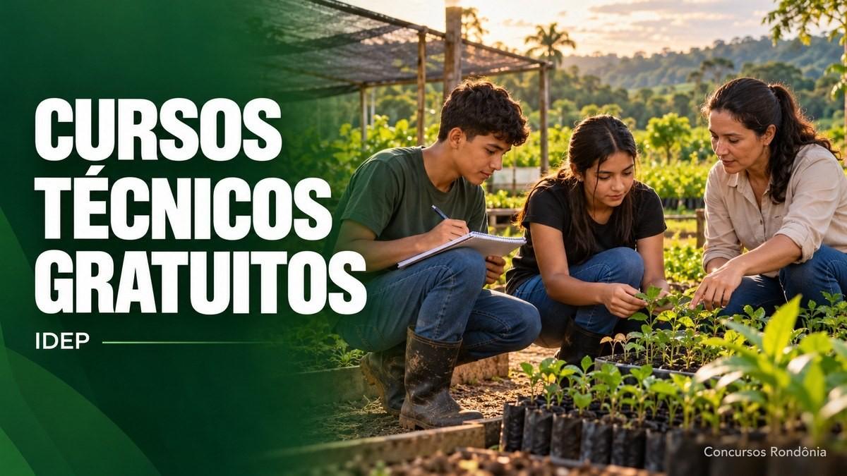 Idep abre 200 vagas em cursos técnicos gratuitos em Pimenta Bueno