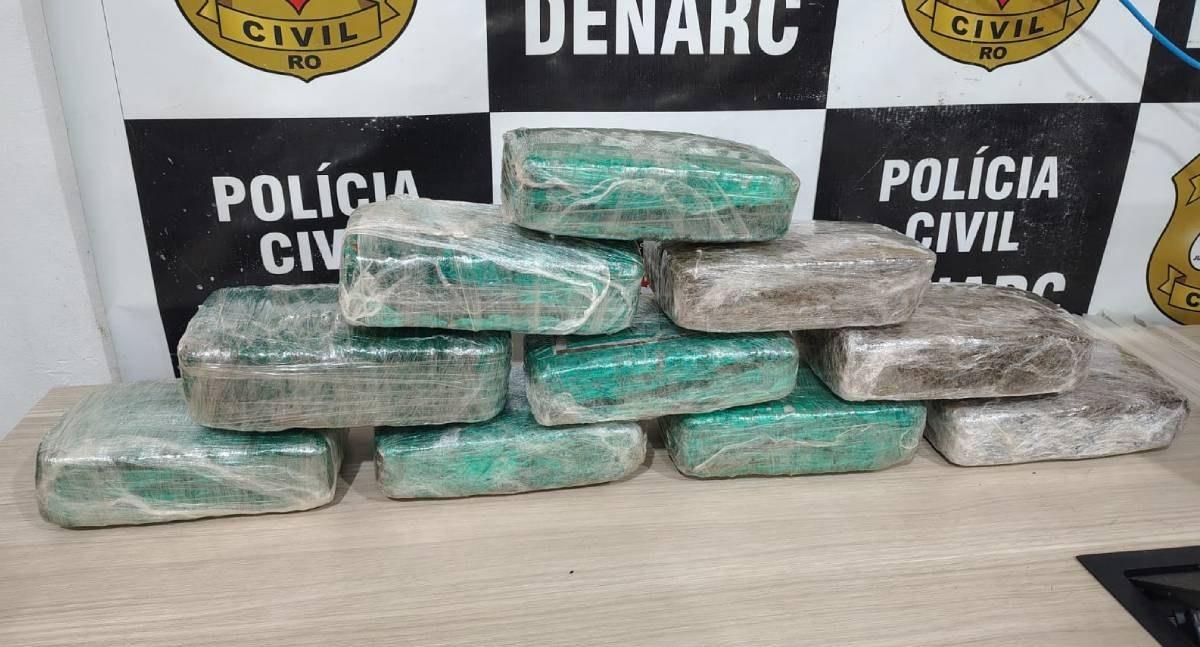 Operação Protetor das Fronteiras apreende 10 kg de Skunk e desarticula esquema ligado a facção em Porto Velho