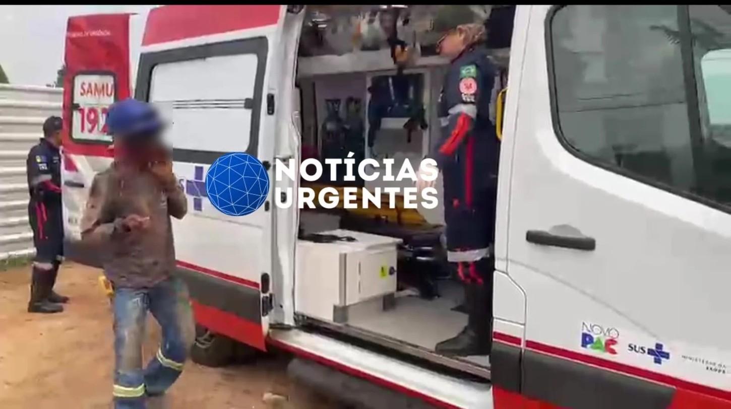 Trabalhador é espancado em canteiro de obras